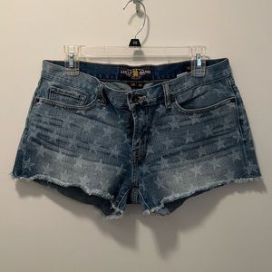 Lucky Brand star print Riley shorts